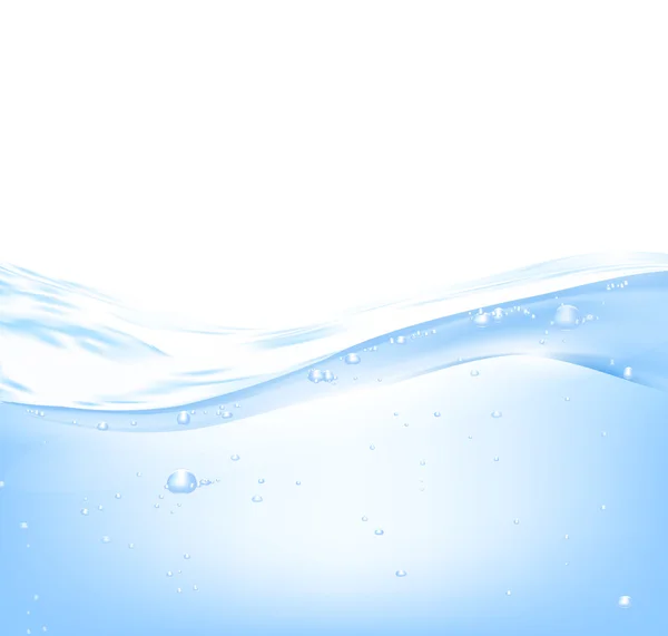 ベクトル明るい水面波 — ストックベクタ