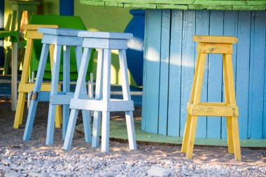 Yazın plaj sandalyeleri