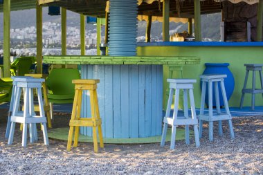 Yazın plaj sandalyeleri