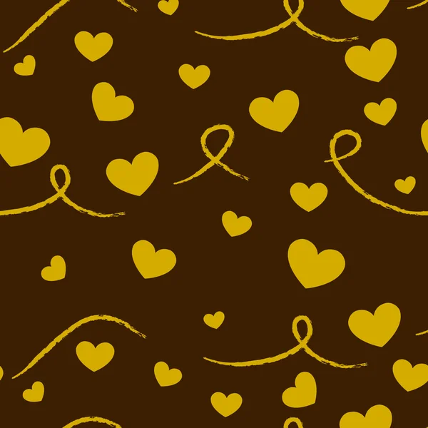 Pattern with hearts — Stock Vector