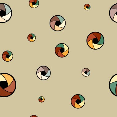 pattern with lens clipart