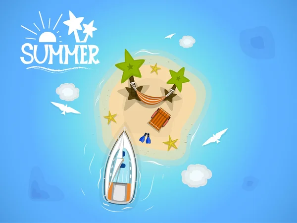 Yaz cennet ıssız bir adada