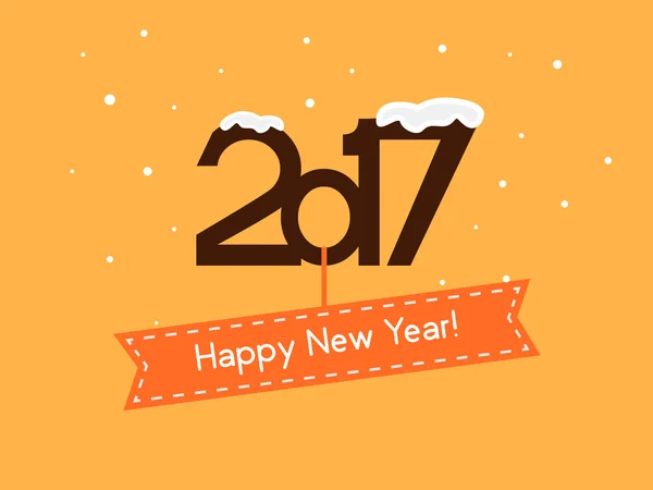 Año Nuevo 2017 — Vector de stock