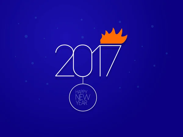 Año Nuevo 2017 — Vector de stock