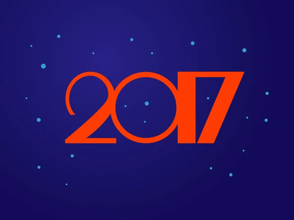 Ano novo 2017 —  Vetores de Stock