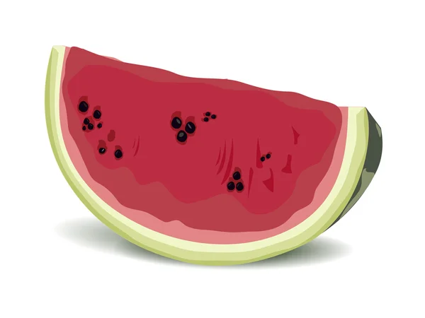 Saftige Wassermelone — Stockvektor