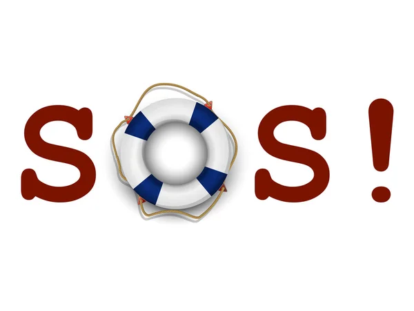 SOS! — Image vectorielle