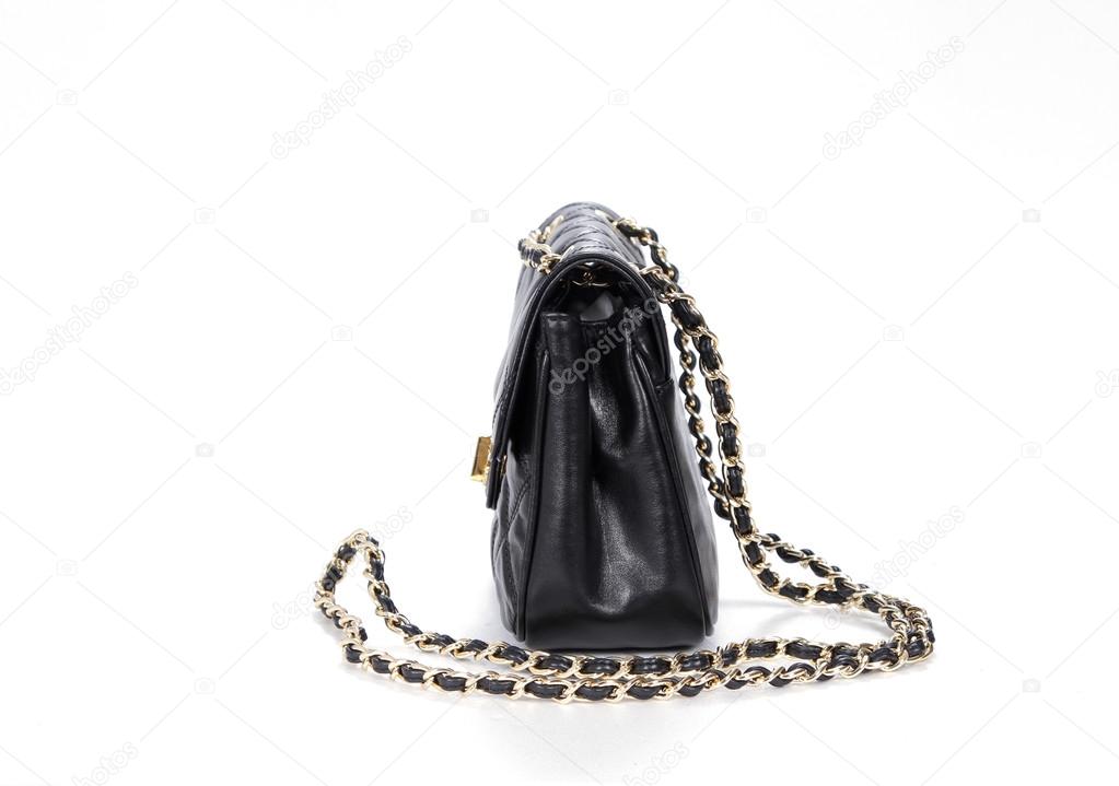 zwarte tas met gouden ketting zwarte tas met gouden ketting