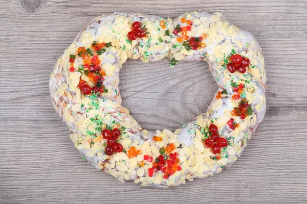 Gelatina de color en un pretzel —  Fotos de Stock