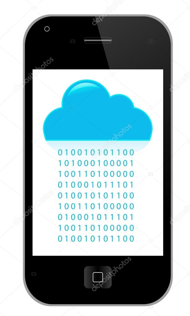 Technology cloud - Illustration