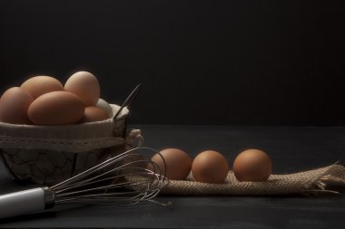 Tel sepet yumurta ve nöbetçilerin ile