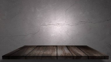 Beton duvar ahşap masa. Yukarıdaki sallanan ışık. Sorgu odasında. Önemli iletileriniz için bir sürü kopya alanı.