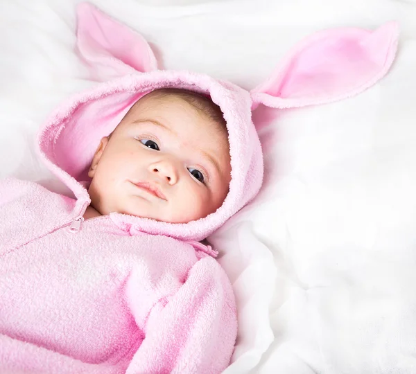 婴儿的兔女郎服装 — 图库照片