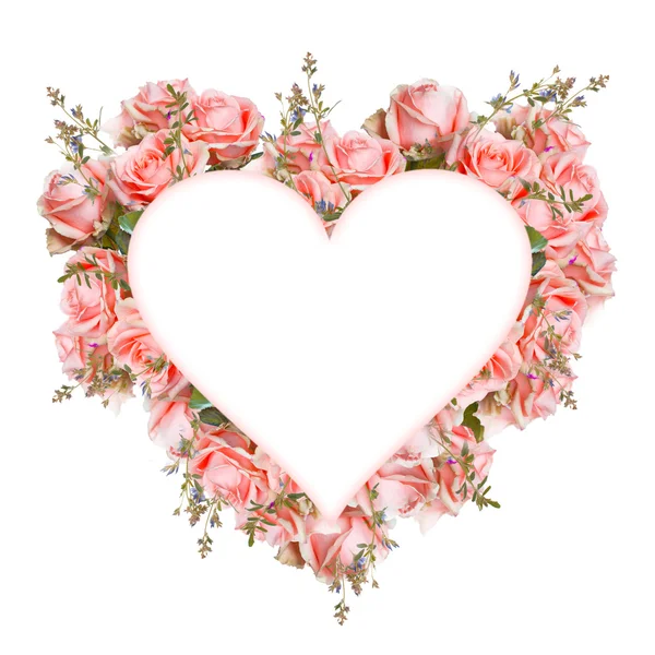 Gül kalpli çerçeve 