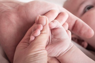 Bebek anne üzerinde işleme
