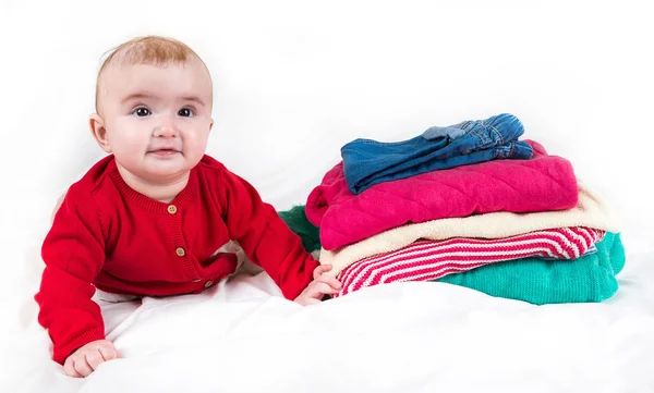 The child in bright clothes — Stock Photo, Image