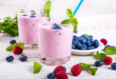 milkshake çilek ile