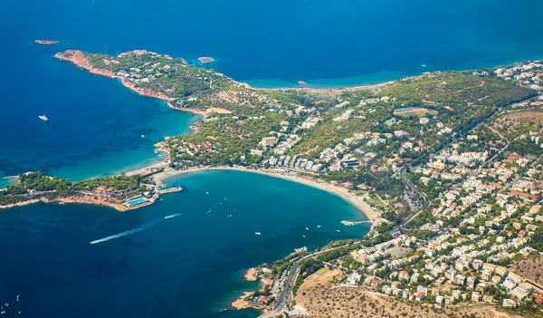 Isole greche con vista a volo d'uccello — Foto Stock