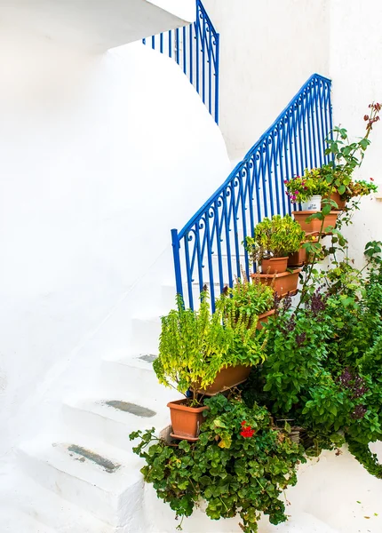 Greek island building — Stock Photo, Image