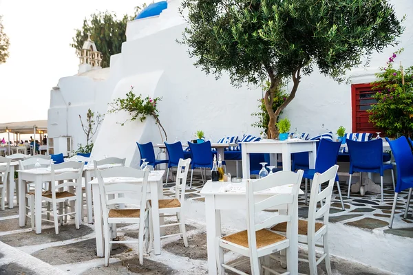 Görög sziget éttermek — Stock Fotó