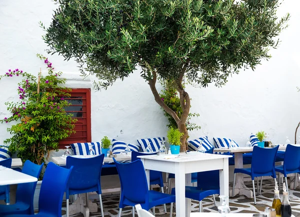 Grekiska ön restauranger — Stockfoto