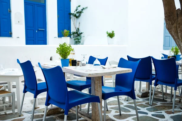Рестораны греческих островов — стоковое фото