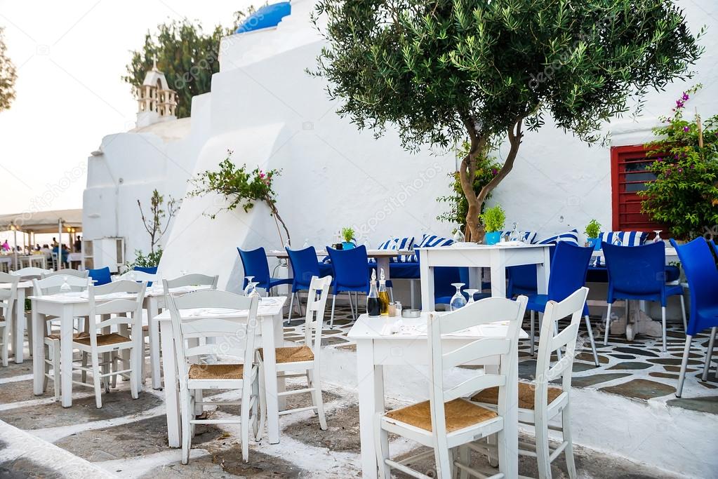 Greek island restaurants