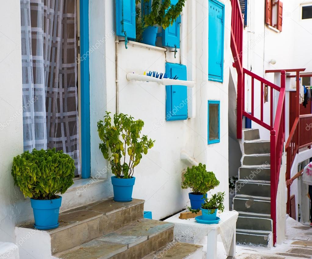 Greek island street