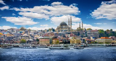 Istanbul the capital of Turkey clipart