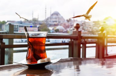 Cup of turkish tea clipart