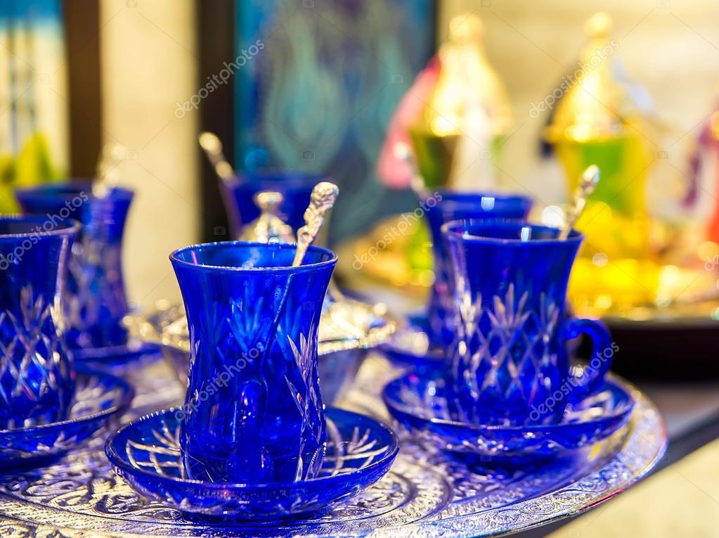 Traditional Turkish tea sets Stock Photo by ©seqoya 97178390