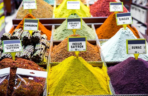 Baharat, çarşı, çaylar — Stok fotoğraf