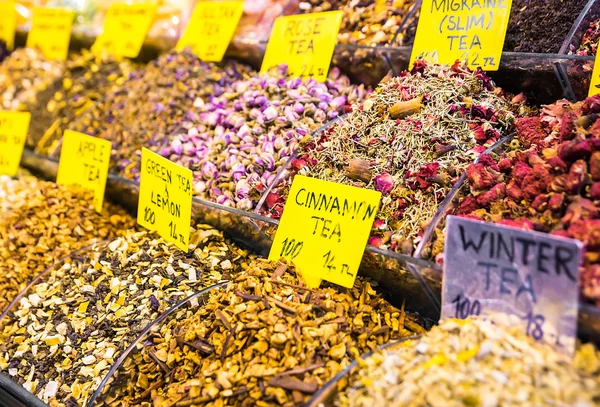 Baharat, çarşı, çaylar — Stok fotoğraf