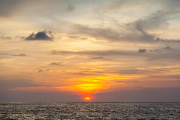 Beautiful orange sunrise — Stock Photo, Image