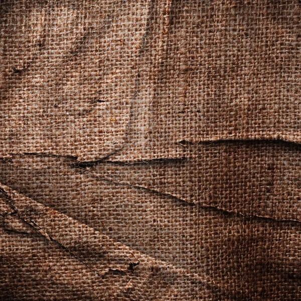 Texture lin naturel marron — Photo