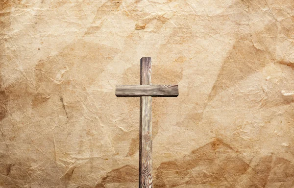 Παλαιός ξύλινος Σταυρός — Φωτογραφία Αρχείου