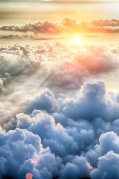 Fundo céu azul bonito — Fotografia de Stock