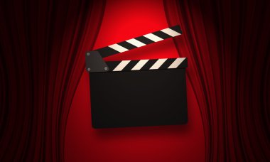 Bir kırmızı Klaket film