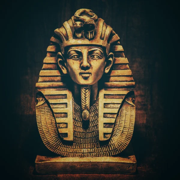 Pedra faraó tutankhamen máscara — Fotografia de Stock
