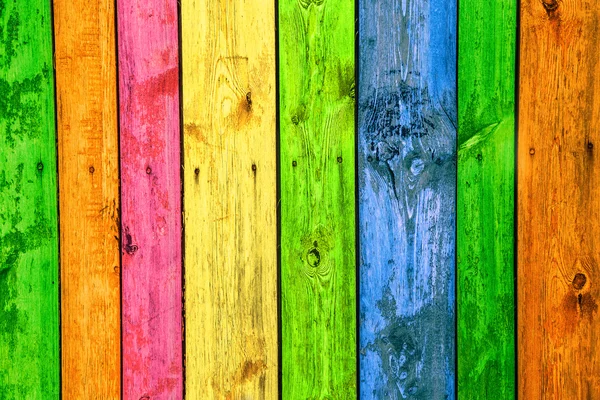 Vintage barevné dřevo — Stock fotografie