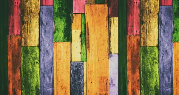 Vintage colorful wood — Stock Photo, Image