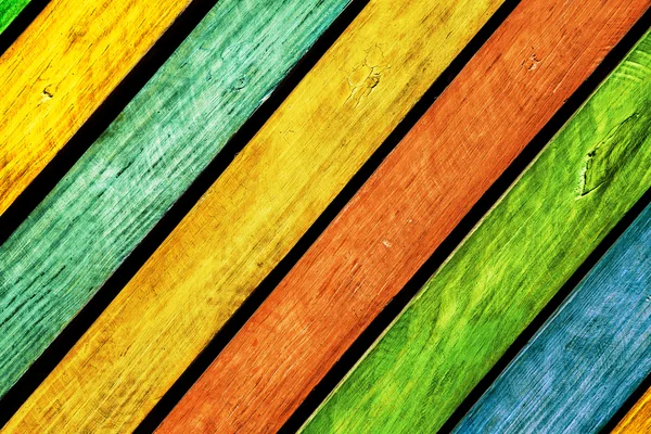 Vintage colorful wood — Stock Photo, Image