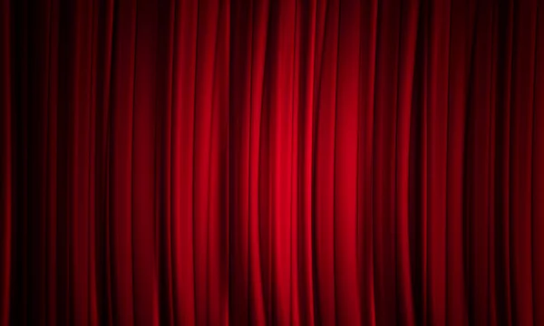 Red curtain background — Stock Photo, Image