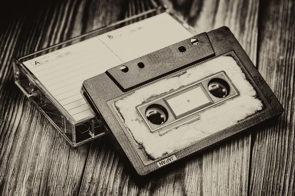 Oude audio cassette — Stockfoto