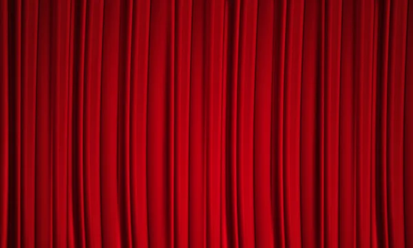 Red curtain background — Stock Photo, Image