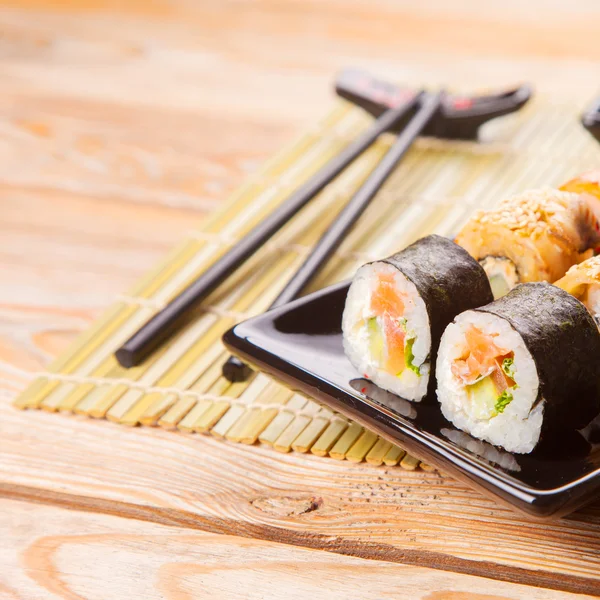 Set de rollos de sushi —  Fotos de Stock