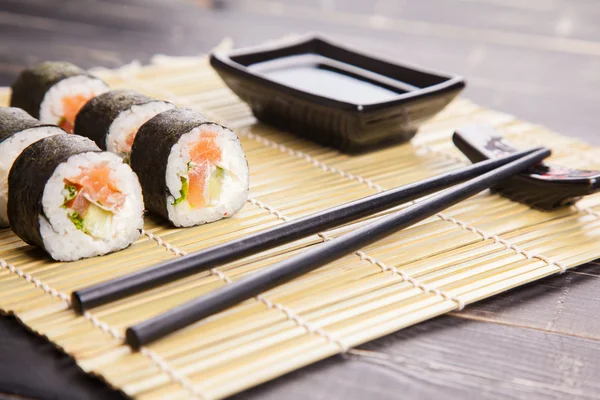 Set de rollos de sushi — Foto de Stock