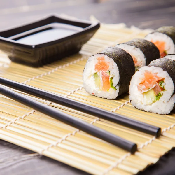 Set de rollos de sushi — Foto de Stock