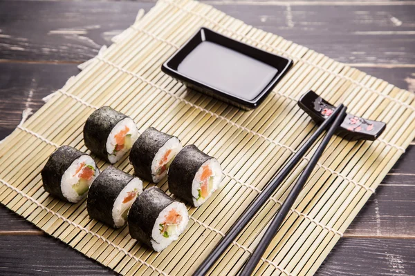 Sushi rolky sada — Stock fotografie