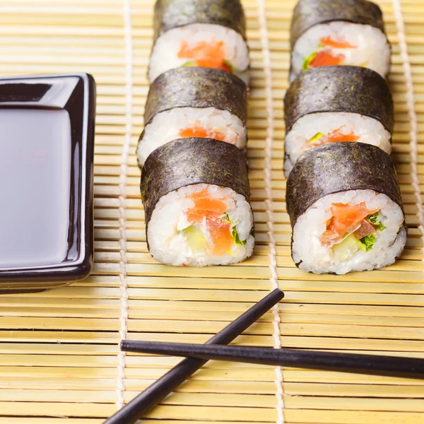 Sushi rolt set — Stockfoto